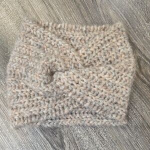 Hand Knit Knot Headband Baby Alpaca & Merino Wool Handmade By Me 🤍
